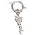 Pendiente de aro Satya Single Drop Vivienne Westwood Plata - vista 4