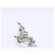 Pendiente de aro Satya Single Drop Vivienne Westwood Plata - vista 7