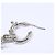 Pendiente de aro Satya Single Drop Vivienne Westwood Plata - vista 8