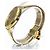 Orologio da polso Quartz Versace con quadrante dorato - vista 2