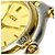 Reloj de pulsera Gucci de acero inoxidable con esfera dorada - vista 4