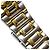 Reloj de pulsera Gucci de acero inoxidable con esfera dorada - vista 9