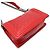 Le Boy Bolsa de Ombro Chanel Boy 25 com Corrente Vermelho - vista 4