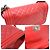 Le Boy Bolsa de Ombro Chanel Boy 25 com Corrente Vermelho - vista 7