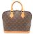 Borsa a mano Louis Vuitton Alma PM da donna Marrone
