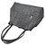 Borsa Tote Jimmy Choo in pelle nera borchiata Nero - vista 4