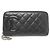 Cartera larga Chanel Cambon en piel de becerro negra Negro