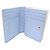 Louis Vuitton Portefeuille Claire Bi-fold Wallet Bianco Blu - vista 5