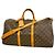 Louis Vuitton Boston Monogram Keepall Bandoulière 50 Braun