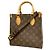Saco Tote Louis Vuitton Monogram Sac Plat BB Marrom