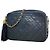 Borsa a tracolla Chanel Matelassé Navy Blu navy