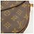 Bolso de hombro Louis Vuitton Monogram Jeune Fine PM Castaño - vista 11