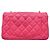 Bolsa de Ombro Chanel Mini Matelassé com Corrente Rosa - vista 10
