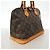 Louis Vuitton Alma Monogram Handtasche Braun - Ansicht 2