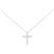 Autre Marque Tiffany Small Cross Halskette