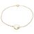 Autre Marque Bracciale con charm in topazio blu Tiffany - vista 3