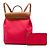 Hermès Red Toile Herbag A Dos Zip Retourne Rucksack Rot - Ansicht 7