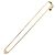 Autre Marque Collana Dior Gold Plated e Strass con Pendente Cuore Logo CD D'oro