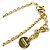 Autre Marque Collana Dior Gold Plated e Strass con Pendente Cuore Logo CD D'oro - vista 4