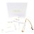 Autre Marque Collana Dior Gold Plated e Strass con Pendente Cuore Logo CD D'oro - vista 6