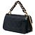 Chanel Mini Quilted Calfskin Straight Lined Flap Nero - vista 2