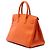 Hermès Orange Epsom Birkin Retourne 35 Laranja - vista 2