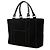 Borsa Tote Burberry in tela nera Nero - vista 2