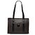 Céline Sacola Celine Brown Macadam Coated Canvas Marrom Castanho escuro