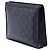 Louis Vuitton Black Monogram Eclipse Pochette Voyage MM Noir - vue 2