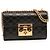 Padlock Gucci Borsa a Tracolla Small Guccissima con Lucchetto Nera Nero