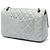 Chanel Silver Quilted Metallic Lambskin Reissue 2.55 Double Flap 226 Argento - vista 2