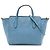 Borsa Swing Mini in pelle blu Gucci Blu chiaro