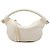 Bolsa Chanel em couro de bezerro branco com tassel e dados