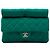 Clutch Roll de jersey acolchado CC verde Chanel