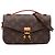 Louis Vuitton Brown Monogram Pochette Metis East West Braun