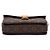 Louis Vuitton Brown Monogram Pochette Metis East West Braun - Ansicht 3