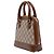 Borsa Gucci Beige Mini GG Supreme Horsebit 1955 con manico superiore - vista 2