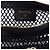 Clutch Chanel Black CC in mesh e nappa lucida con catena Nero - vista 5