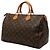 Louis Vuitton Brown Monogram Speedy 35 Marrom - vista 2