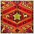 Pañuelo de seda Hermès Orange Ors Bleus D Afrique 90 Naranja - vista 2