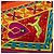 Pañuelo de seda Hermès Orange Ors Bleus D Afrique 90 Naranja - vista 6