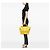 Céline Celine Mini Luggage Tote in pelle di vitello drummed gialla Giallo - vista 8
