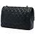 Chanel Black Jumbo Classic Caviar Double Flap Nero - vista 2