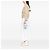 Hermès White Micro Swift Lucky Daisy Picotin Lock 14 Blanc Écru - vue 6