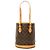 Louis Vuitton Brown Monogram Petit Bucket Marrom