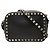 Valentino Rockstud Camera Bag aus schwarzem Leder