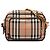 Sac Camera Burberry en toile House Check beige