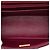 Chanel Red Mini Square Classic Lambskin Single Flap Rot Bordeaux - Ansicht 4