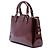 Louis Vuitton Red Monogram Vernis Melrose Avenue Rosso Bordò - vista 2