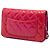 Chanel Classic Patent Wallet On Chain Bicolor Rot - Ansicht 2